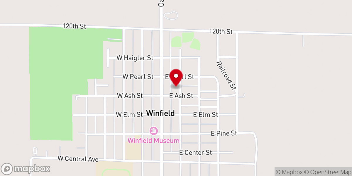 Map showing location of Open Bible Church