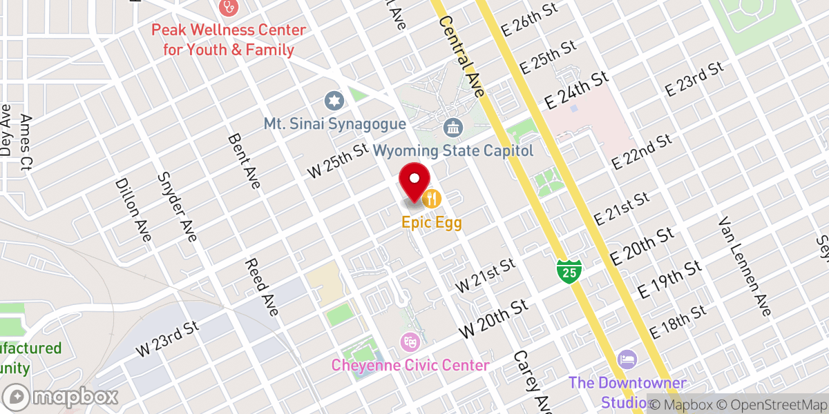 Map showing location of Family Harvest Church