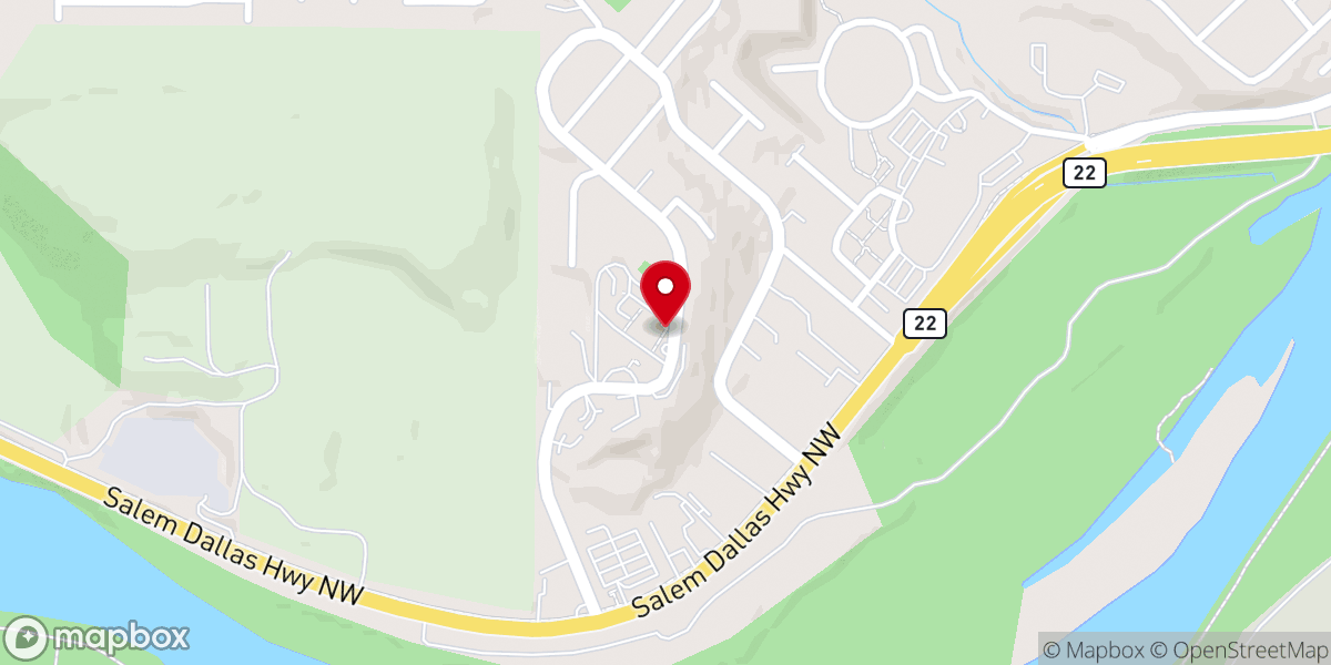 Map showing location of LIFE CHURCH