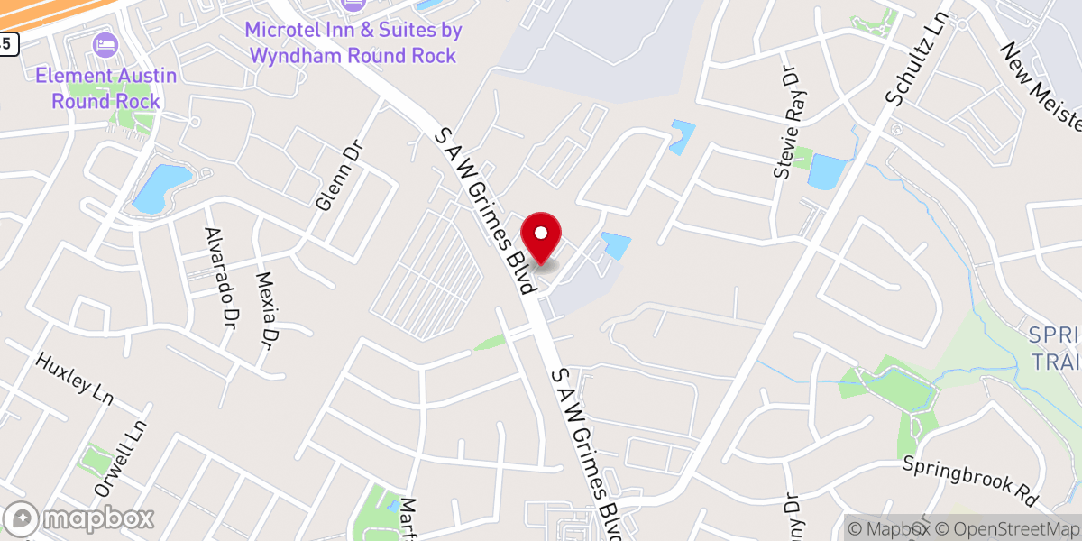 Map showing location of Calvary Chapel Real Life