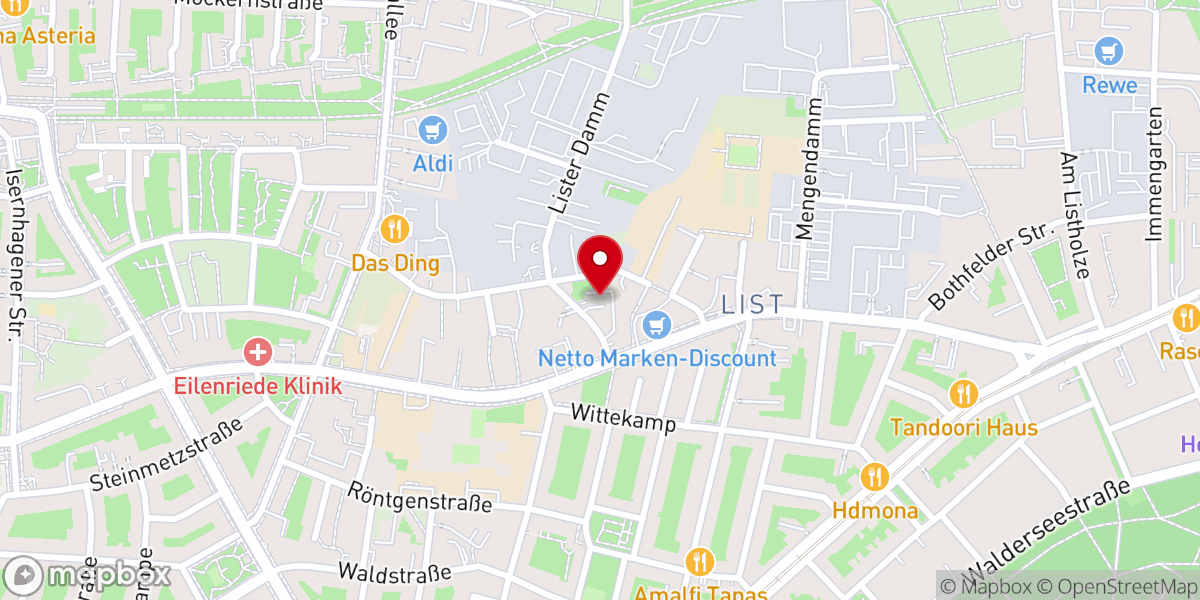 Map showing location of Neuapostolische Kirche Hannover-List