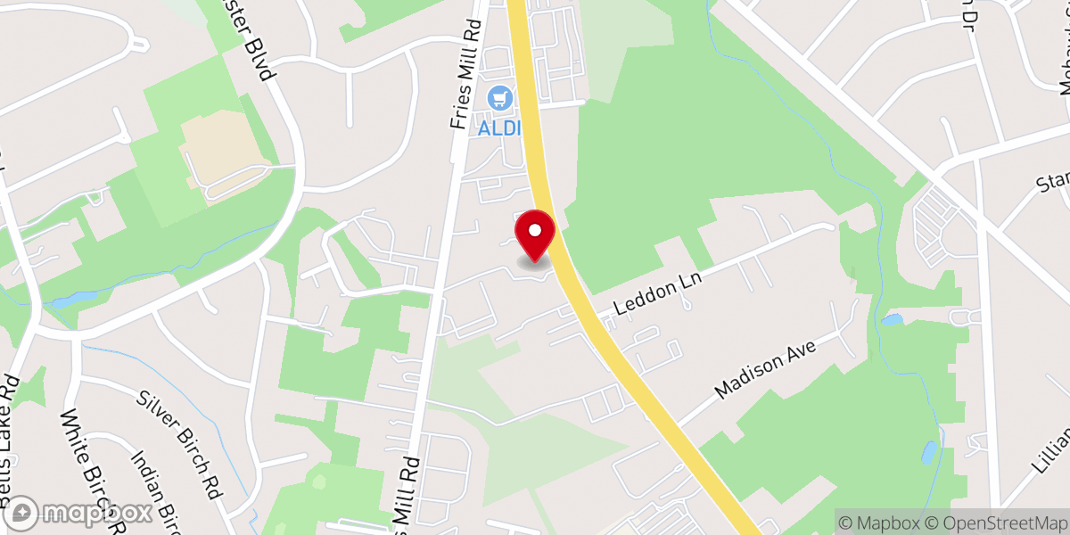 Map showing location of Apostles Lutheran Church
