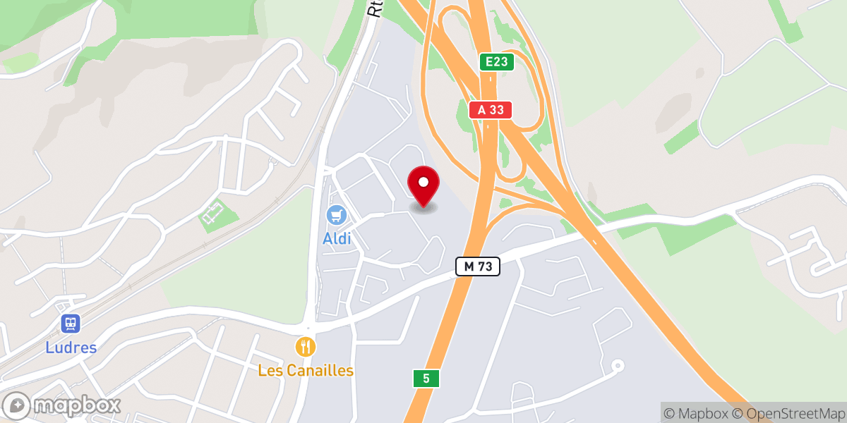 Map showing location of Eglise l'assemblée chrétienne de Nancy