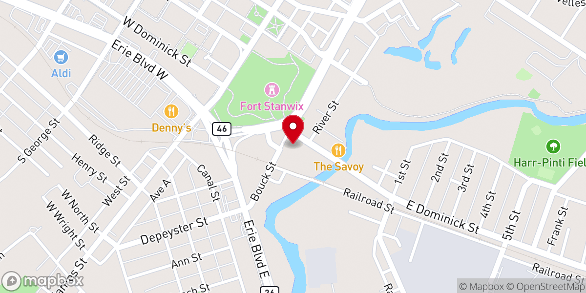 Map showing location of Sacred Heart Parish, St. John's