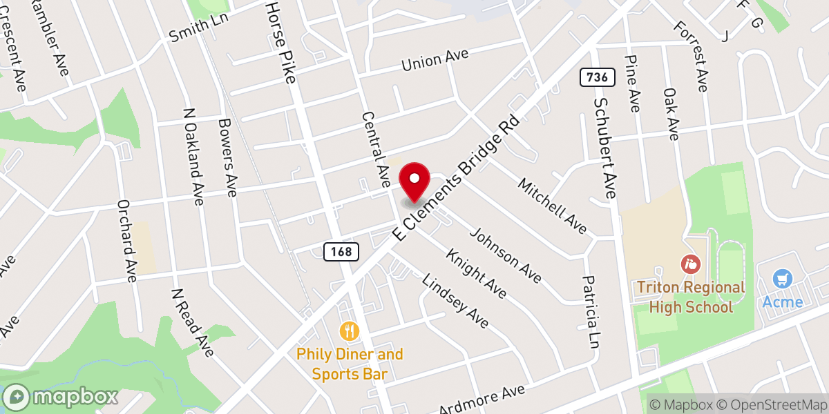 Map showing location of Mount Calvary - A Bible-Teaching Church