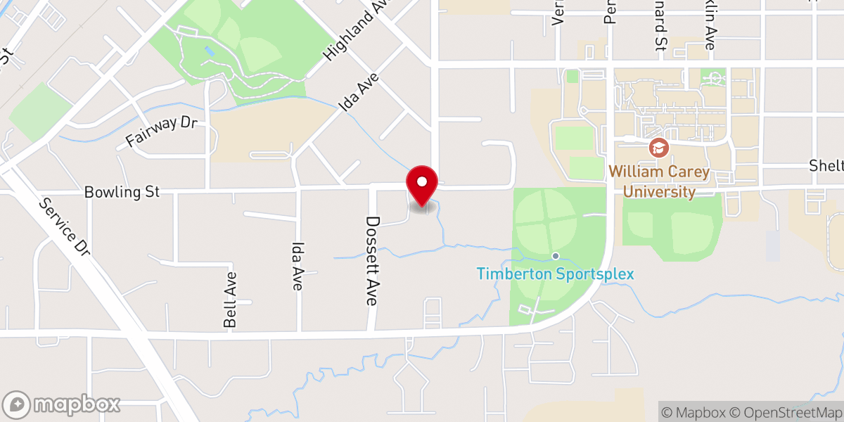 Map showing location of Holy Place Worship Center