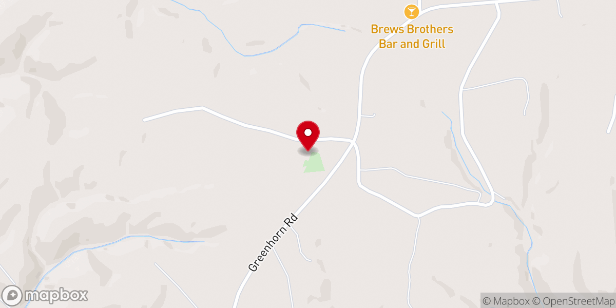 Map showing location of New Light Church