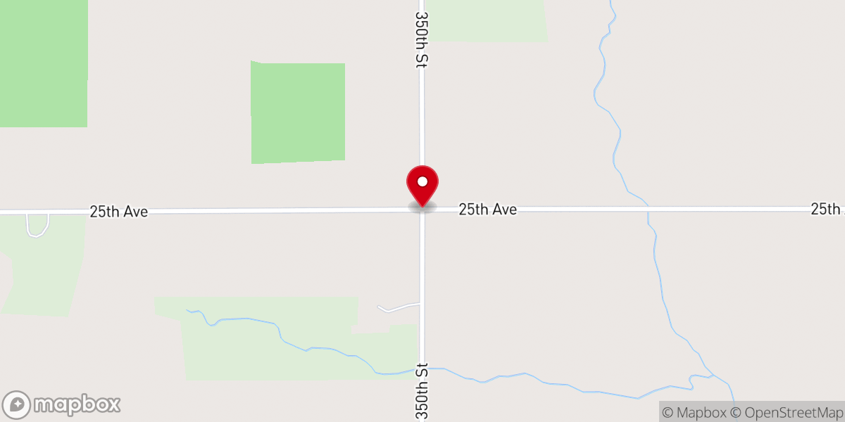 Map showing location of Maple Grove Bible Church