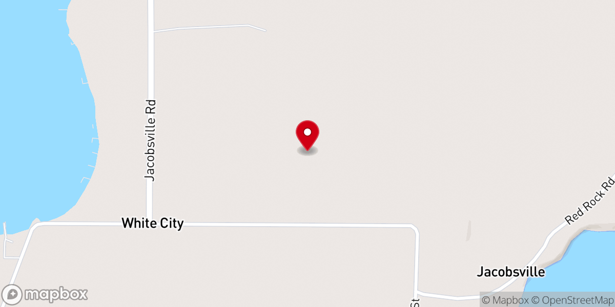 Map showing location of Finnish Lutheran Church