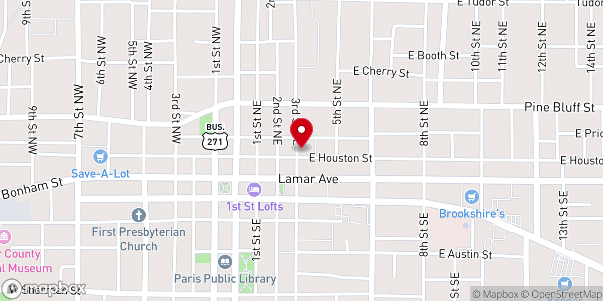 Map showing location of New Life PCG