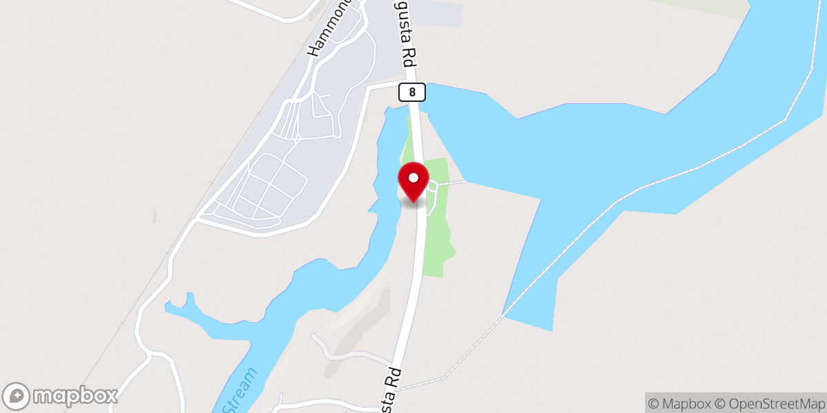 Map showing location of Loon Ridge