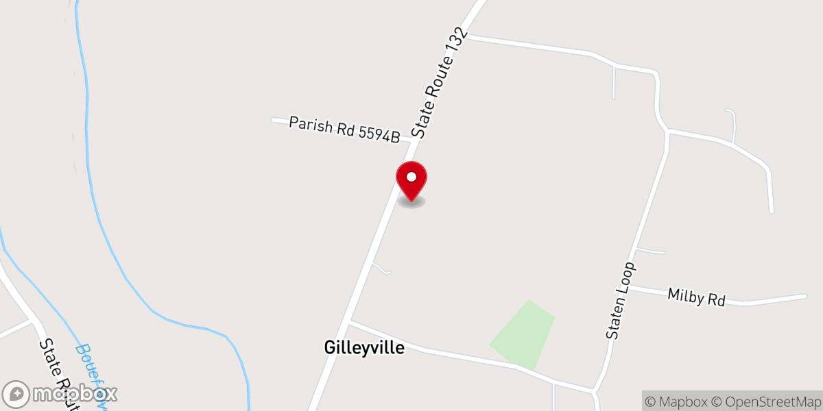 Map showing location of Adile Baptist Church