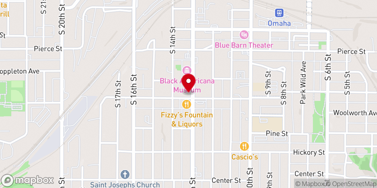 Map showing location of Gospel Satellite Church