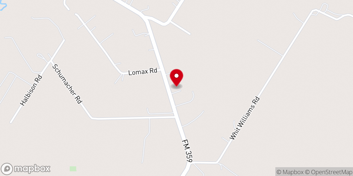 Map showing location of First Baptist Church Pattison