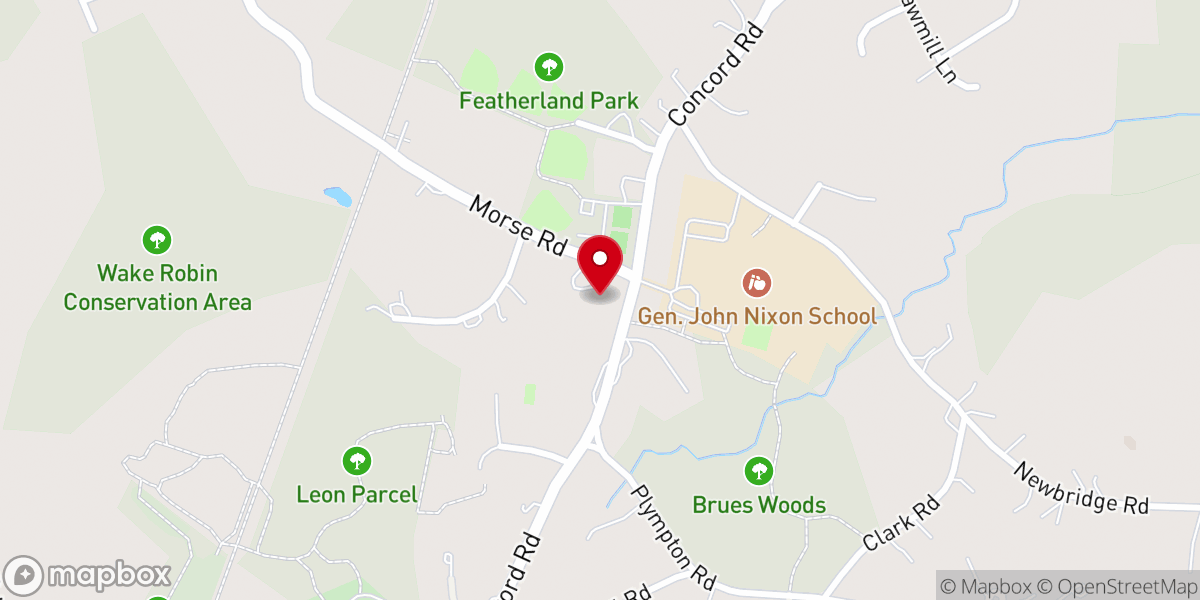 Map showing location of St Elizabeth's Episcopal Church