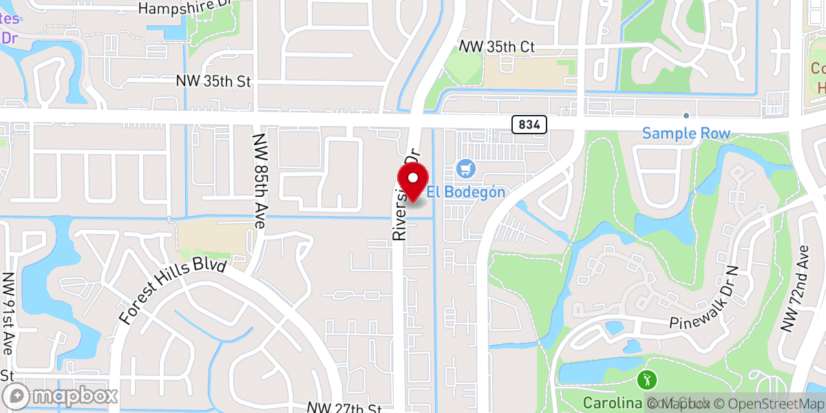 Map showing location of Living Word Christian Center International - Food Distribution Center