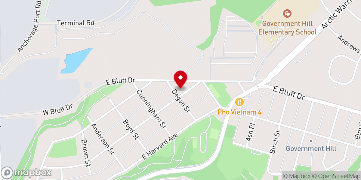 Map showing location of Echo Church - Anchorage, AK