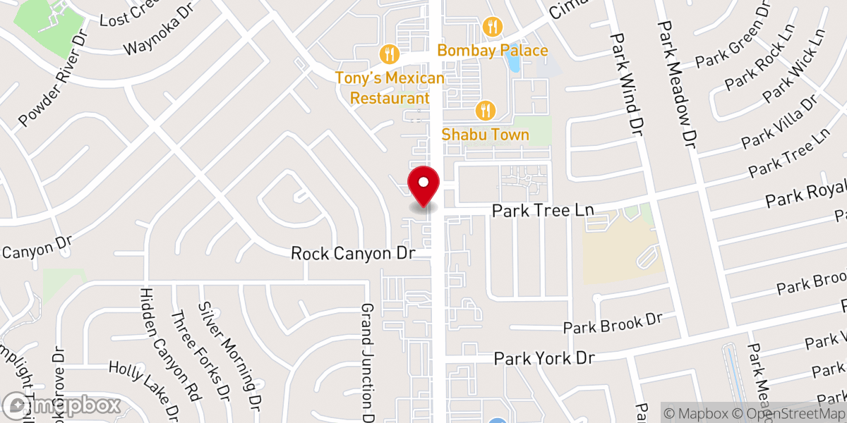 Map showing location of Christ Embassy Katy