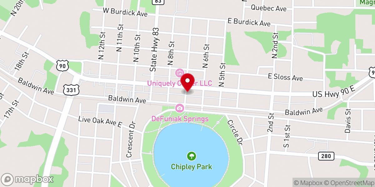 Map showing location of Trinity Student Life Center