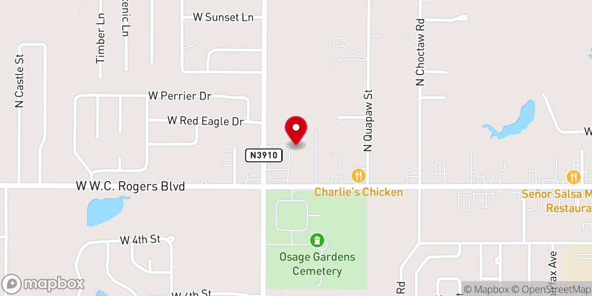 Map showing location of Community Lighthouse Church