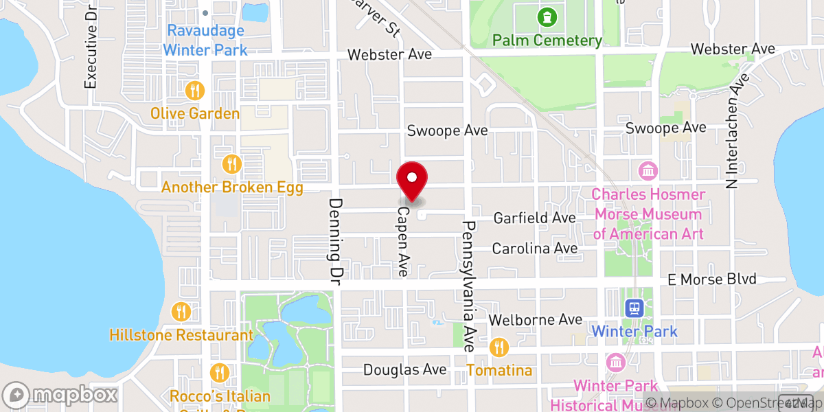 Map showing location of Baptist Church New Hope