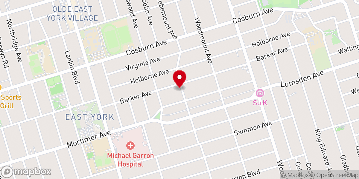 Map showing location of St. Raphael's Greek Orthodox Church