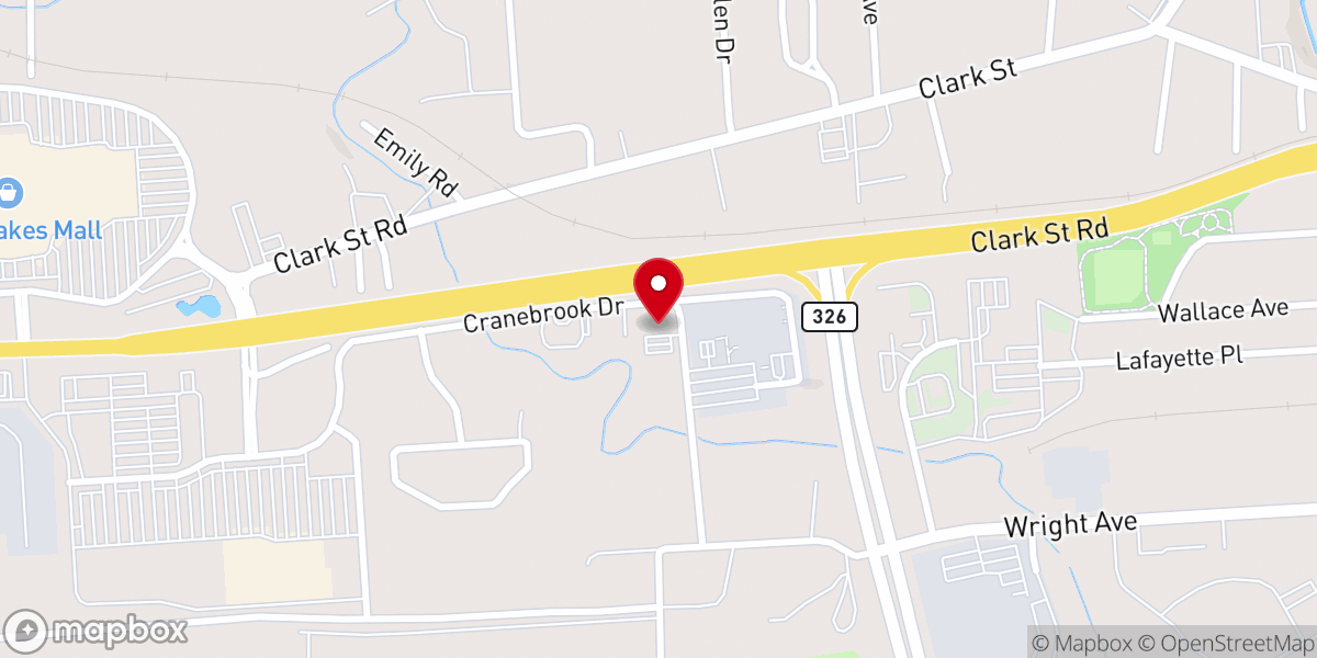 Map showing location of Calvary Chapel
