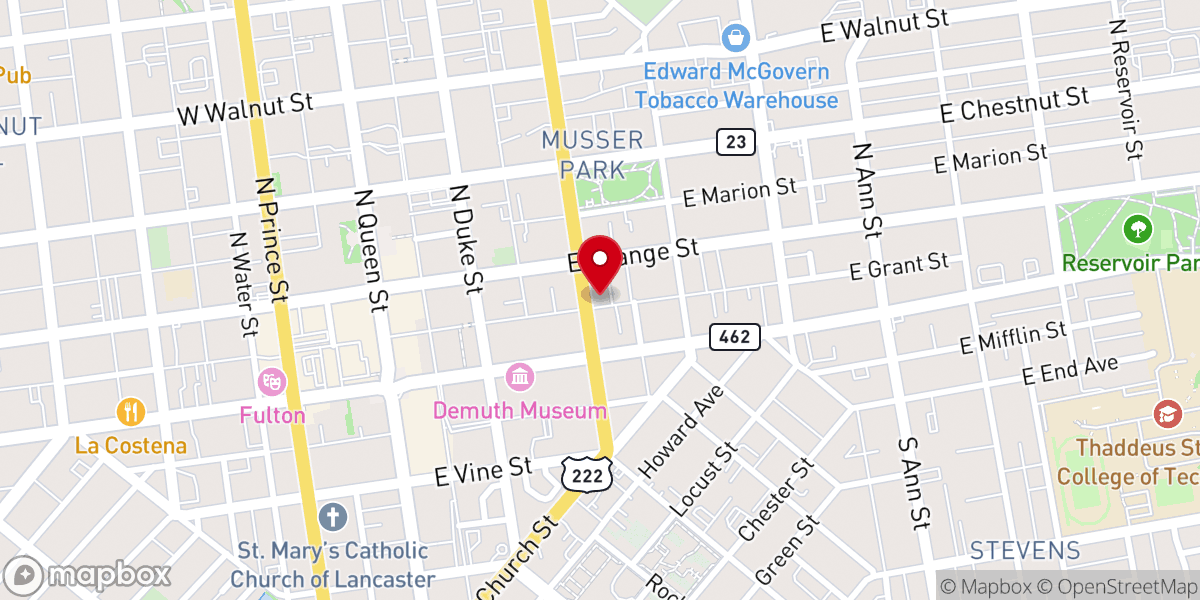 Map showing location of Iglesia Poder De Dios en Accion