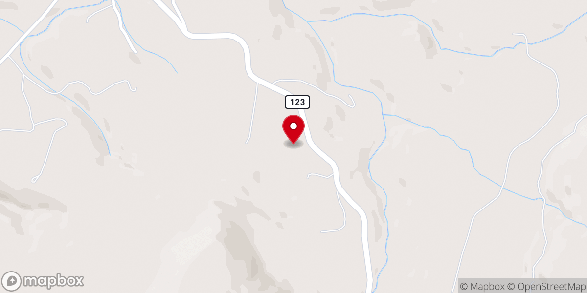 Map showing location of Mt Judea Church on the rock