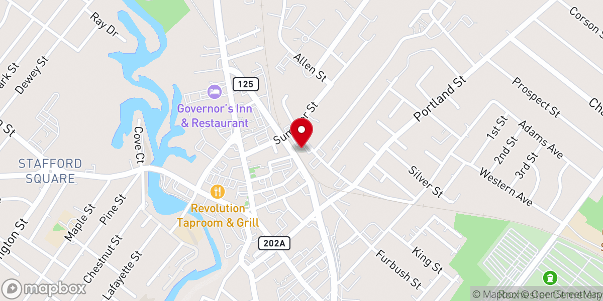 Map showing location of The Salvation Army Thrift Store & Donation Center