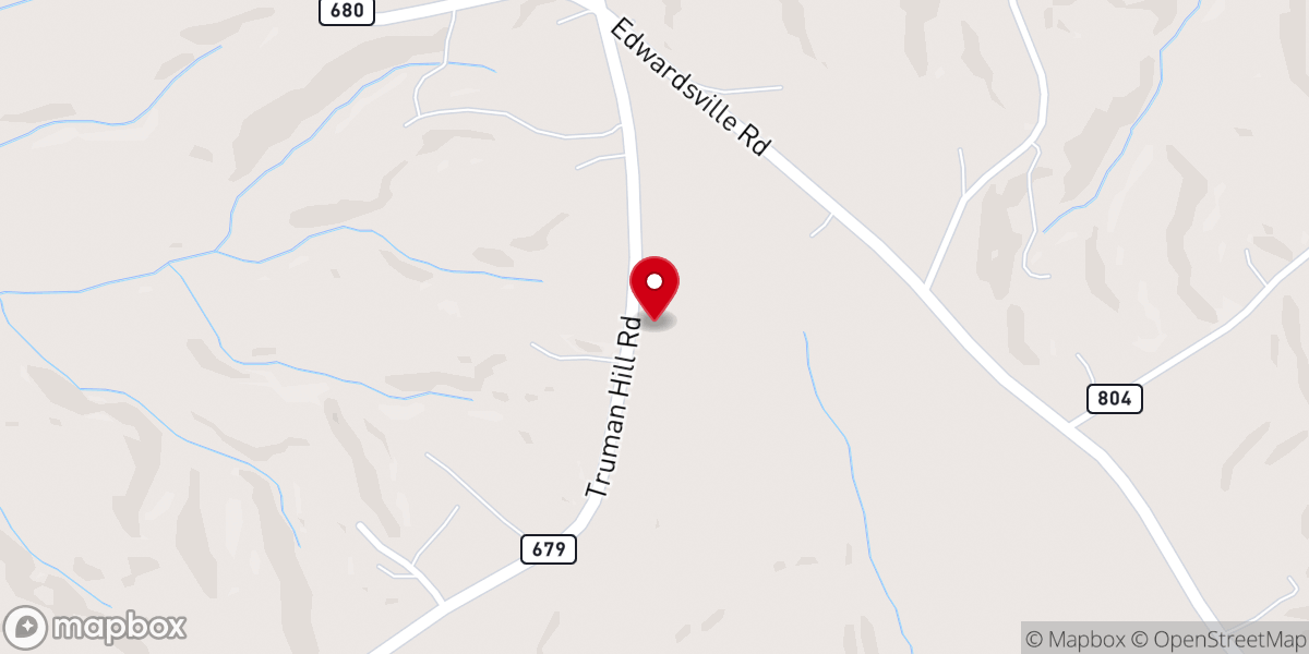 Map showing location of Franklin Memorial Baptist Church