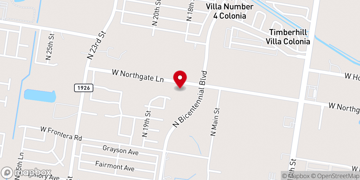 Map showing location of Resurrected Life Church