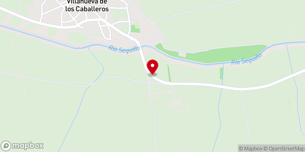 Map showing location of Convento Villalbín