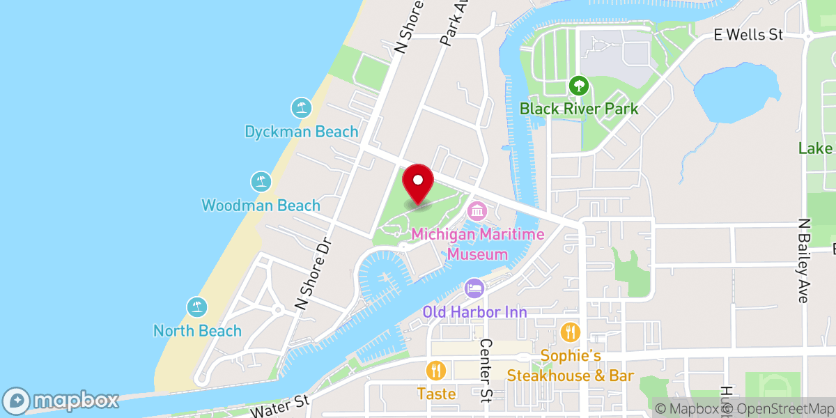 Map showing location of Blueberry Festival Craft Fair