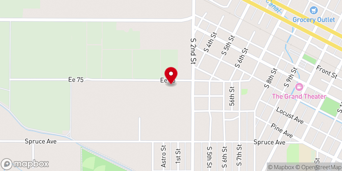 Map showing location of Faith Assembly of God
