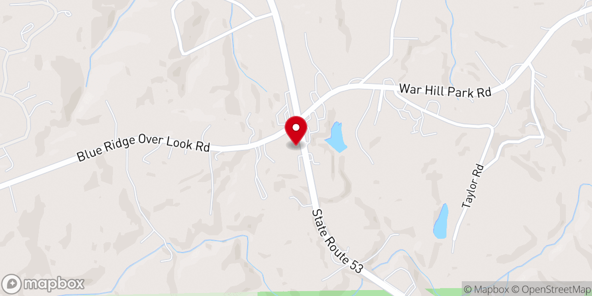 Map showing location of Christian Fellowship War Hill