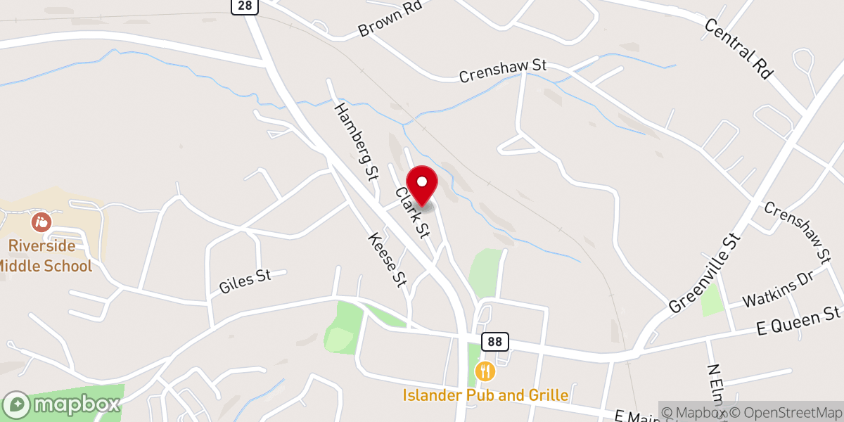 Map showing location of St Luke Holiness Church