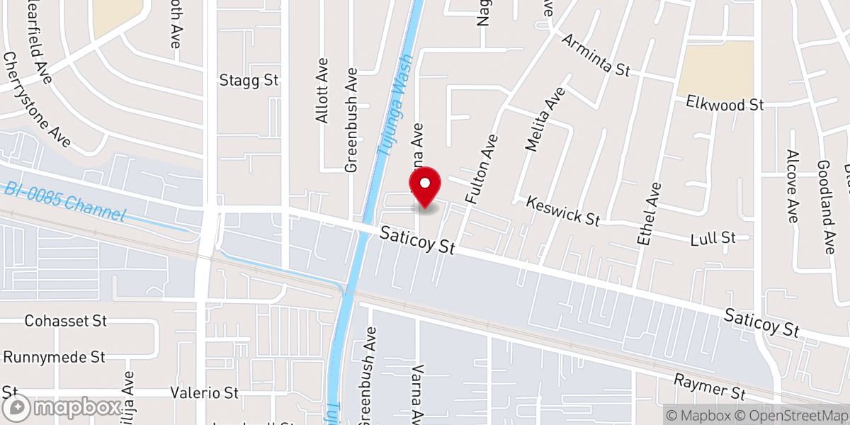 Map showing location of Living Praise Christian Church