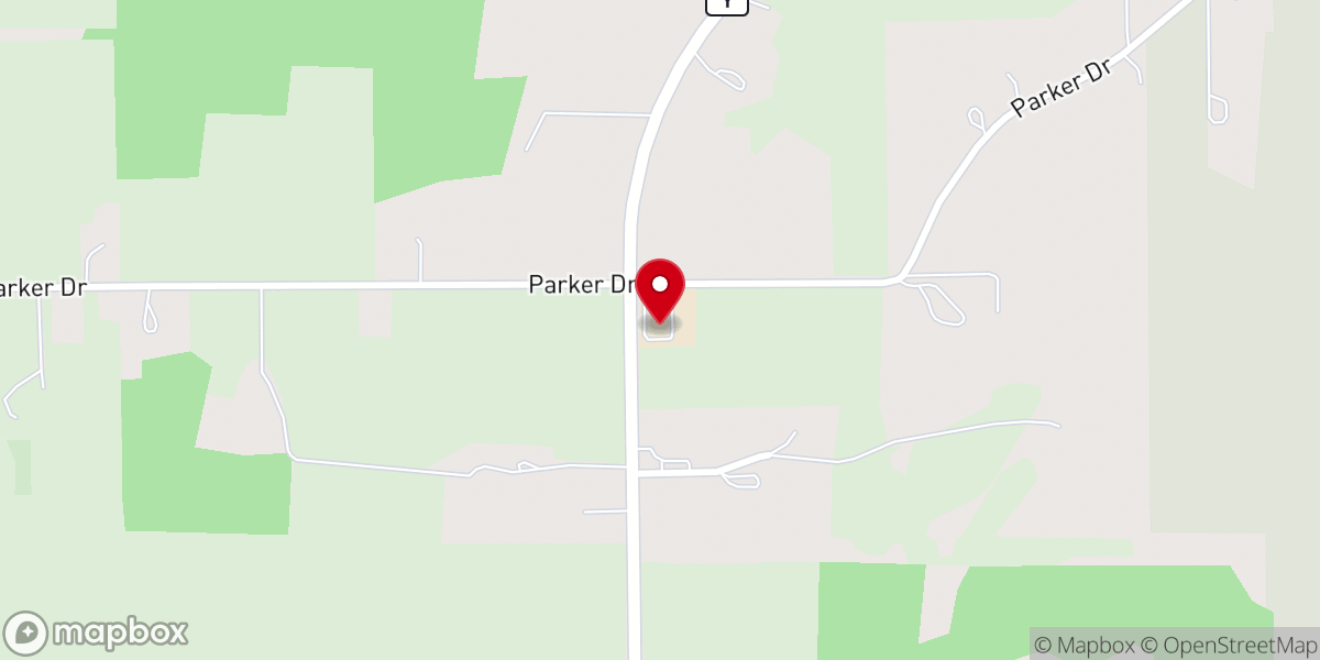Map showing location of Praise Fellowship Church
