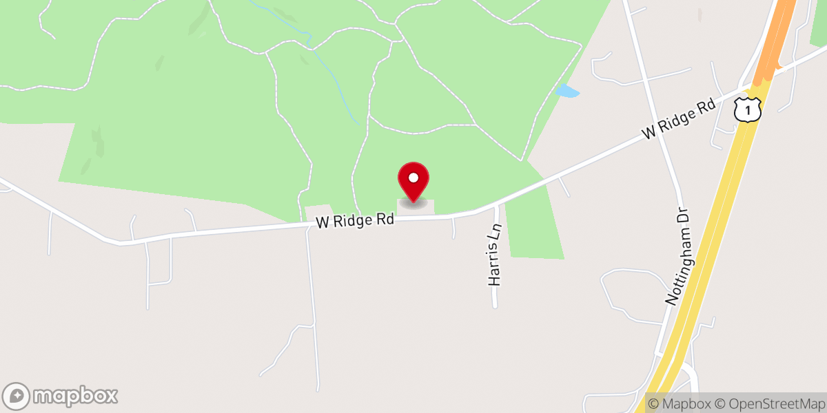 Map showing location of Gospel Lighthouse Freewill Baptist Church