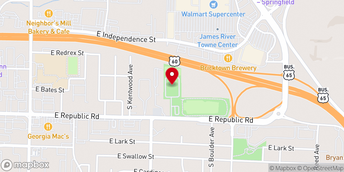 Map showing location of Legacy City Church