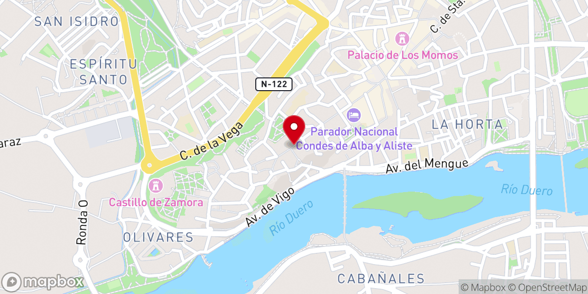 Map showing location of Convento de El Tránsito (Clarisas)
