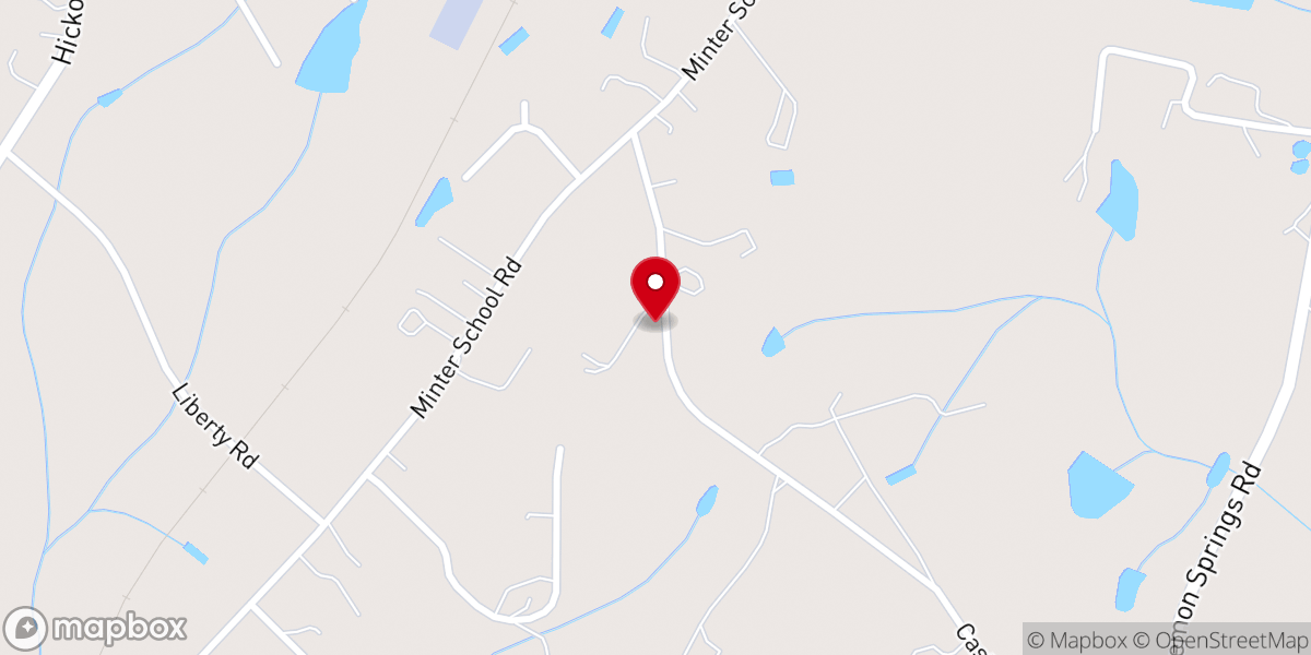 Map showing location of Robinson Chapel