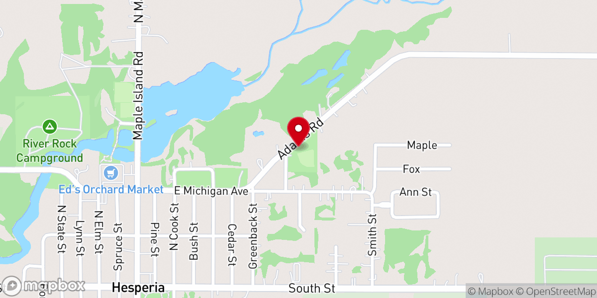 Map showing location of Lighthouse Community Church