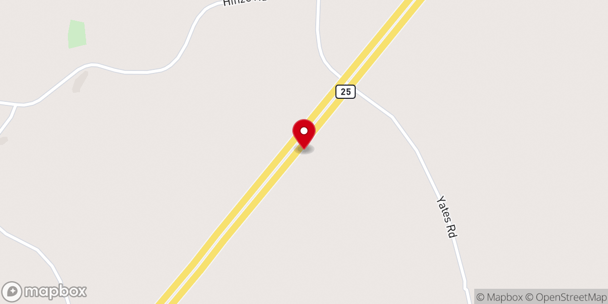 Map showing location of Saint James Church