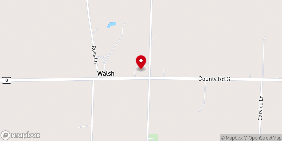 Map showing location of S S Joseph & Edward Parish