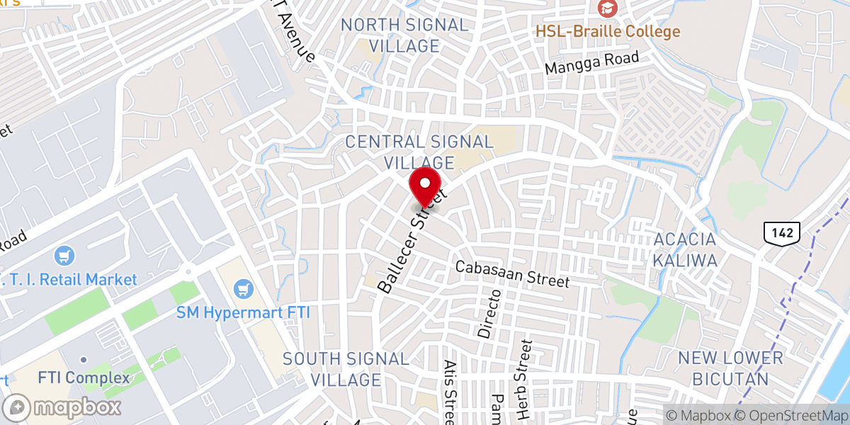 Map showing location of Signal Village Seventh-day Adventist Church