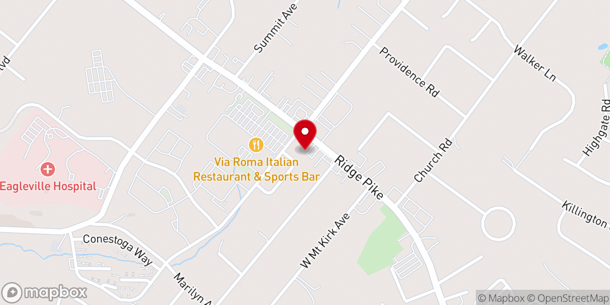Map showing location of Redeemer Bible Fellowship Church Office