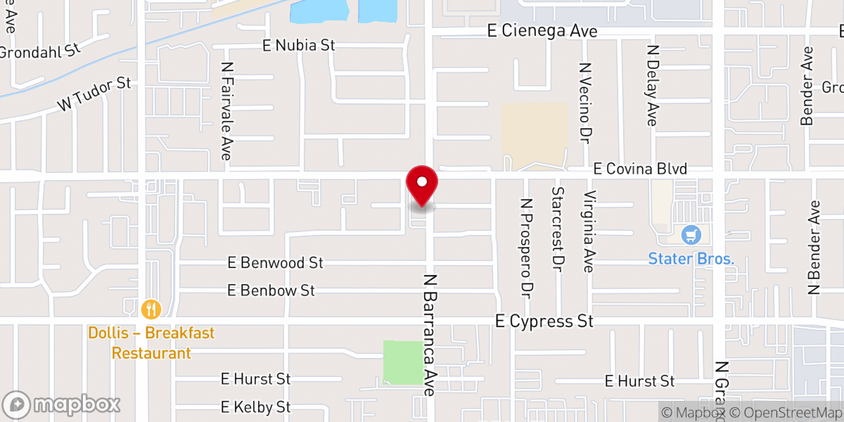 Map showing location of Praise Community Church