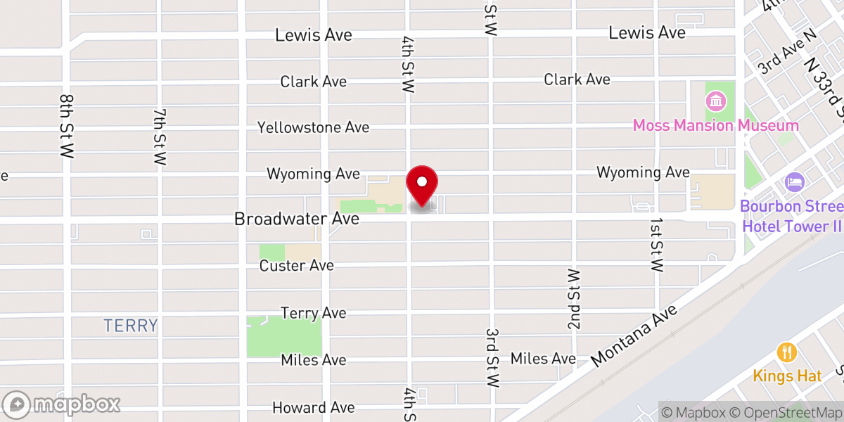 Map showing location of Evangelical United Methodist